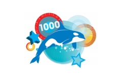 1000m